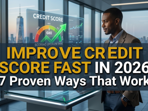 Improve Credit Score Fast in 2026 (7 Proven Ways That Work)