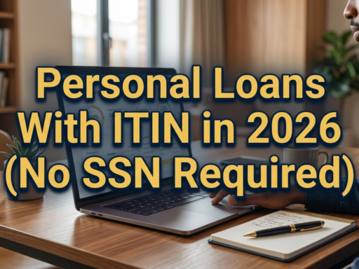 Personal loans with ITIN in 2026